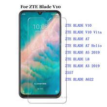 Vidrio templado para ZTE BLADE V10 VITA A7 L8 A3 2019 A5 Helio P60 Z557 A622, Protector de pantalla 9H, película frontal protectora ultrafina 2024 - compra barato