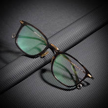 Vintage Titanium Acetate Glasses Frame Men Prescription Myopia Optical Eyeglasses Women Fashion Square Luxury Brand Eyewear 2024 - buy cheap