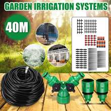 40m Drip Water Irrigation Kit Set Automatic Micro Drip Garden Spray Irrigation System Self Watering Kits with Adjustable Dripper 2024 - buy cheap