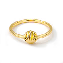 2021 moda cor de ouro forma escudo coroa anel de noivado anéis de casamento para as mulheres de aço inoxidável jóias presente do ano novo 2024 - compre barato