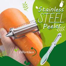 Stainless Steel Peeler Carrot Potato Fruit Shred Grater Vegetable Slicer Peeler Knife Stainless Steel Peeler Zester Razor Cutter 2024 - buy cheap