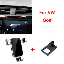 Soporte de teléfono móvil para coche, accesorio ajustable para rejilla de ventilación, para VW, Volkswagen, Golf 7, MK7, 2014-2018, GPS 2024 - compra barato