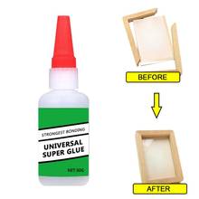 30ML 1pcs Liquid Super Glue Instant Strong Bond Leather Rubber Metal Glass Cyanoacrylate Adhesive Stationery Plastic Glue 2024 - buy cheap