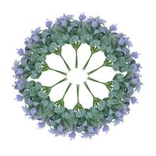 60 pçs 17cm artificial eucalipto bouquet plástico verde plantas falsas flores folhas para decoração de casamento diy noiva bouquet decoração 2024 - compre barato