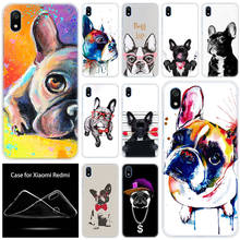 luxury Hot Soft Silicone Case French Bulldog Dog Pug for Xiaomi Redmi 7 7A GO S2 4X 5 5Plus 6 6A K20 Note 4 5A 6 7 8 Pro Cover 2024 - buy cheap