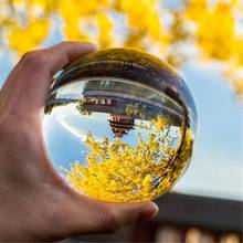 Bola de cristal 30-50mm para fotografia, adereços para fotografia bola de vidro transparente decoração caseira bola de luz transparente 2024 - compre barato