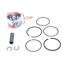 Kit de pistão acessório para motocicleta, 52.4mm 125cc, peças para motor, anel de pistão para lifan s125 lf dirt pit bike, motocicleta 2024 - compre barato