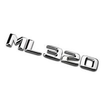 Chrome ABS Number Letters Trunk Emblem Sticker for Mercedes  W166 W164 ML320 2024 - buy cheap