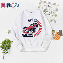 Kids Clothing Boys Girl Fashion Sweatshirts Winter Autumn Children Cartoon Racing Car Print Long Sleeves Sweater Kids Clothes 2024 - buy cheap