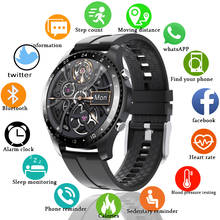 Lige círculo completo tela de toque relógio inteligente masculino bluetooth chamada relógios inteligentes telefone móvel esportes freqüência cardíaca à prova dwaterproof água smartwatch 2024 - compre barato