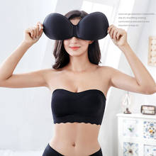Invisible Bras Push Up Padded Bras for Women Plus Size Bra Brassiere Strapless Seamless Lingeire Wireless Vest Bra M-7XL Big Cup 2024 - buy cheap