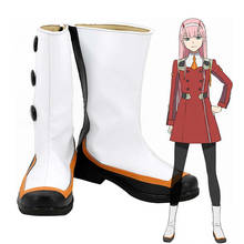 Zapatos Darling in the franxx para cosplay, ichigo, hiro zero two, blancos, botas 02, zapatos japoneses para cosplay 2024 - compra barato