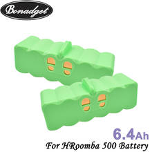 Bonadget substituição 6.4ah 14.4v li-ion roomba 500 bateria para irobot roomba 500 600 700 800 620 650 770 bateria aspirador de pó 2024 - compre barato