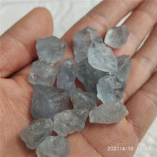Celestite pedra mineral natural, pedras preciosas de cristal azul bruto para decoração de tanque de peixes, cristal de energia terapêutica 2024 - compre barato