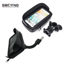 SMOYNG Waterproof Bicycle Motorcycle Mobile Phone Bag Holder Cycling Mirro Handlebar Case Support GPS Mount For iPhone 8P XS 2024 - buy cheap