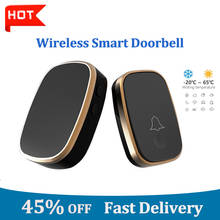 Doorbell Smart Home Wireless Chime Ring Remote Receiver Control of Household Waterproof Button Electronic Pager Door Bells 2024 - buy cheap