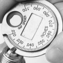 Medição calibre da tomada de ignição, tipo moeda, 0.6-2.4mm, alcance, ferramenta de medição de abertura, 1 peça 2024 - compre barato