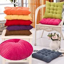 40x40cm Solid Color Square Soft Thicken Seat Pad Cushion Tie on Chair Home Decor 2024 - buy cheap