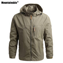 Mountainskin-Chaqueta fina con capucha para hombre, rompevientos transpirable, para senderismo, escalada, Camping, deportes al aire libre, VA840 2024 - compra barato
