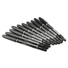 10pcs Black Double Head Marker Pen Waterproof Permanent Black Ink Pens Pigment Liner Art Pen Drawing Painting Stationery Supply 2024 - buy cheap