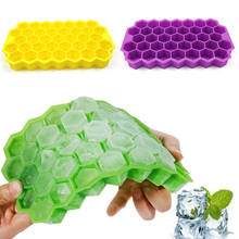 37 Cubes Molds Silicone Ice Cube Honeycomb Ice Cube Maker Mold for Ice Cream Party Cold Drink Cocktail Whiskey Popsicle Molds 2024 - buy cheap