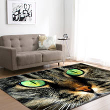 New Creative Animal Cat 3D Printing Carpets for Living room Bedroom Rug Antiskid Child play Area Rugs Cartoon Kids Room Game Mat 2024 - buy cheap