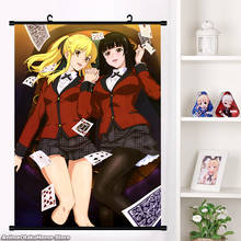 Anime Kakegurui compulsivo Gambler Jabami Yumeko Saotome meari, Mural de desplazamiento, póster colgante de pared, decoración artística para el hogar 2024 - compra barato