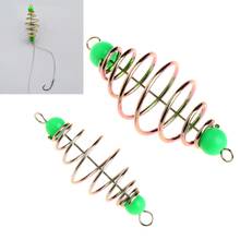 10 Pcs/Set Fishing Bait Spring Lure Inline Hanging Tackle Stainless Steel Feeder 2024 - buy cheap