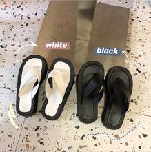 2021 New Clip Toe Thick Platform Slippers Women Casual Strap Summer Beach Flip Flops Woman Non Slip Outdoor Rome Sandals 2024 - buy cheap