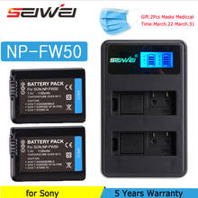For Sony A6000 Battery NP-FW50 LCD USB Charger 1130mAh NP FW50 Camera Battery for Sony a6500 a6300 a5000 a3000 NEX-3 Batteries 2024 - buy cheap