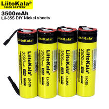 10PCS/LOT New Original Liitokala Lii-35S 3.7V 3500mah 18650 Lithium Rechargeable Battery Welding Nickel Sheet 2024 - buy cheap