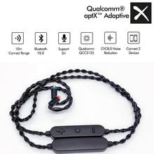 QCC5125 Type C Bluetooth 5.0 HiFi Earphone Cable Aptx Adaptive/HD MMCX/2PIN/QDC/IE80 Connector Replaceable Plug Ear Hook AAC STM 2024 - buy cheap