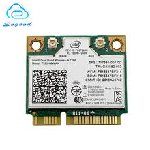 Adaptador Wifi para Intel 7260HMW AN Mini PCI-E 300Mbps 2,4G/5Ghz 802.11a/b/g/n Bluetooth 4,0 tarjeta inalámbrica para HP SPS 717381-001 2024 - compra barato