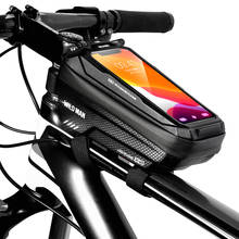 Bolsa de armazenamento para câmera frontal de bicicleta, à prova d'água, mtb, tubo superior, capa dura, equipamento de ciclismo 2024 - compre barato