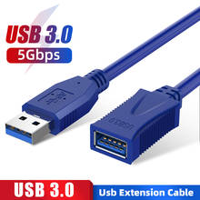1.8m USB Extension Cable USB 3.0 Cable for Smart TV PS4 Xbox One SSD USB3.0 2.0 to Extender Data Cord Mini USB Extension Cable 2024 - купить недорого