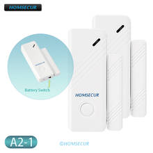 HOMSECUR A2-1 2pcs 433MHz Wireless Door/Window Sensors For HOMSECUR GSM Alarm System 2024 - buy cheap