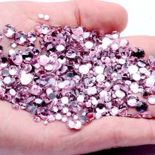 Many Colors And Mix Sizes Shiny Non Hotfix Flatback Rhinestones Nail Beads For Nails 3D Nail Art DIY Clothes Crafts Stones 2024 - buy cheap