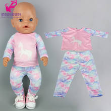 Roupas de boneca de 43cm, conjunto de pijamas para boneca de 18 partes, roupas de ano novo, roupas de boneca 2024 - compre barato