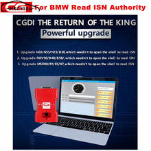 CGDI Prog for BMW Upgrade MSV90/N20/N55/N13/B38/B48/B58/MSD80/MSD81/MSD85/MSD87 Read ISN Authority No Need Opening 2024 - buy cheap