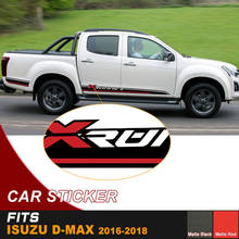 Xrunner-pegatina de vinilo para puerta lateral de coche isuzu dmax 2016 X RUNER 2024 - compra barato