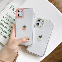 Macaron Love Heart чехол для телефона для iPhone 11 11Pro Max мягкий прозрачный чехол для iPhone 8 7 Plus X XS чехол для Max XR Funda Coque 2024 - купить недорого