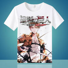 Anime Cos Attack on Titan Short Sleeve Cotton Casual T-Shirt Tee T Shirt 2024 - buy cheap