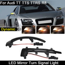 For Audi TT TTS TTRS Coupe Cabrio 2006-2014 For R8 2007-2016 LED Side Rearview Mirror Light Dynamic Turn Signal Indicator Lamp 2024 - buy cheap