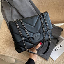 Маленькие сумки на плечо с цепочкой для женщин 2021, Модные Качественные Брендовые женские Роскошные Сумки из искусственной кожи, женская дизайнерская сумка через плечо 2024 - купить недорого