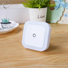 Wireless Sensor LED Night Light EU Plug Mini Square Night Lights For Baby Room Bedroom Corridor Lamp 2024 - buy cheap