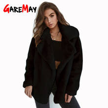 Elegant Brown Shaggy Women Faux Fur Coat Streetwear 2022 Autumn Winter Warm Plush Teddy Coat Female White Furry Fluffy Jacket 2024 - buy cheap