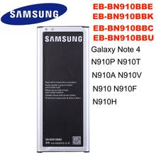 SAMSUNG-batería original de EB-BN910BBE EB-BN910BBK, EB-BN910BBC de 3220mAh para Samsung Galaxy Note 4, N910, N910A/V/P/T/H, NFC 2024 - compra barato