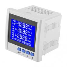 Power Meter Multifunction 3-Phase Electric Current Voltage Frequency Power Energy Meter V A Hz kWh RS485 Digital Wattmeter New 2024 - buy cheap