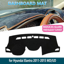 for Hyundai Elantra 2011 2012 2013 2014 2015 MD UD Avante Dashboard Mat Cover Pad Inner Sun Shade Dash board Car Accessories 2024 - buy cheap