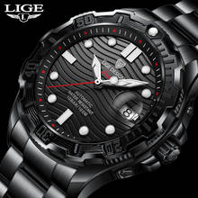 LIGE Top Brand Men's Watches Mechanical Wristwatches Automatic Self-Wind Luxury Business Male Round Watch Man Relogio Masculino 2024 - buy cheap